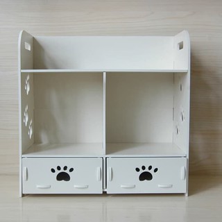  Rak  Kosmetik  Kayu Kotak WPC  Tempat Makeup DS017 Tahan Air 