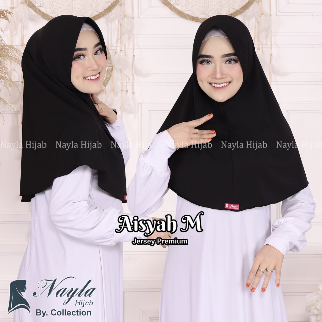 HIJAB BERGO JERSEY PREMIUM JILBAB INSTAN BERGO AISYAH M KERUDUNG BERGO POLOS TERBARU