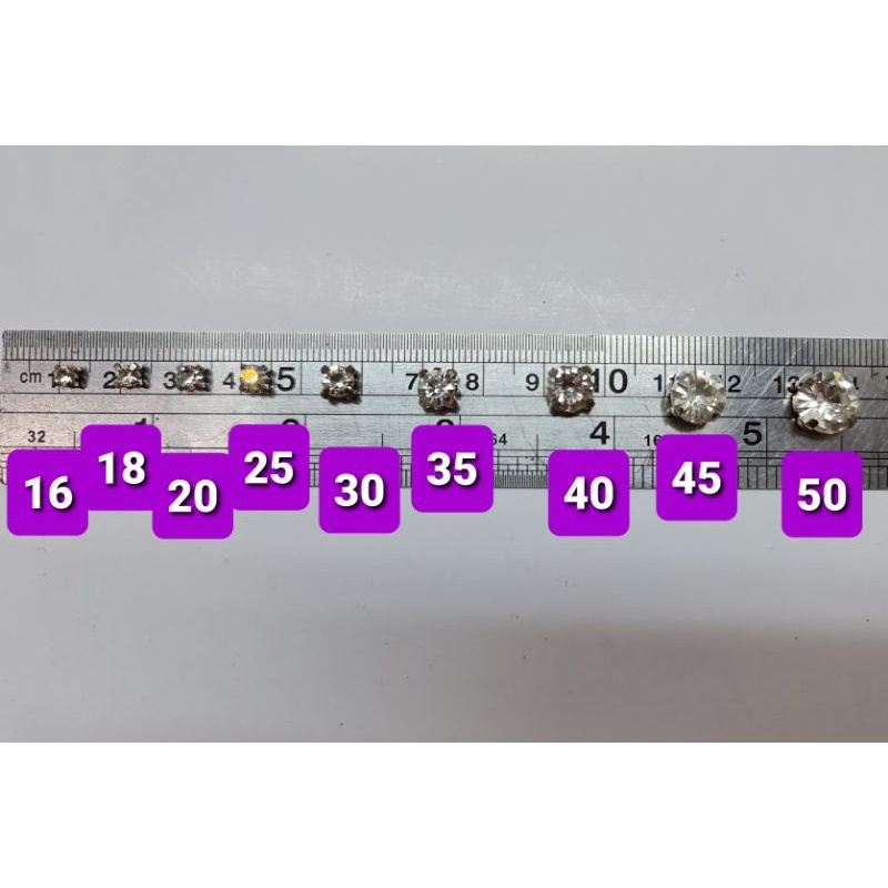 stone kaca batu kristal SS CANGKANG size 30 dijual perGROSS (144 pis)