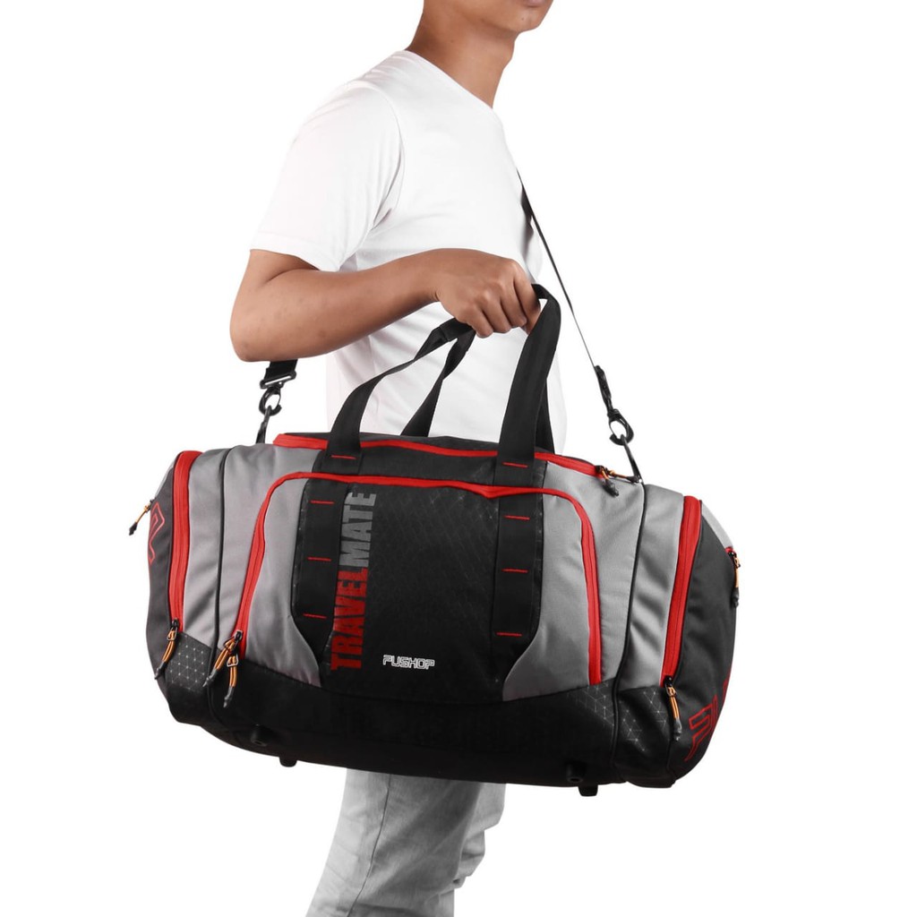 Tas Duffel/Gym Pakaian Travelbag Tas Pakaian  Travelmate Keren Premium PUSHOP AUTHENTIC Keren