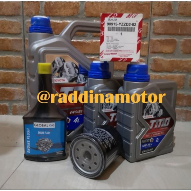 Paket ganti oli mesin Toyota TMO 10w40 innova fortuner bensin