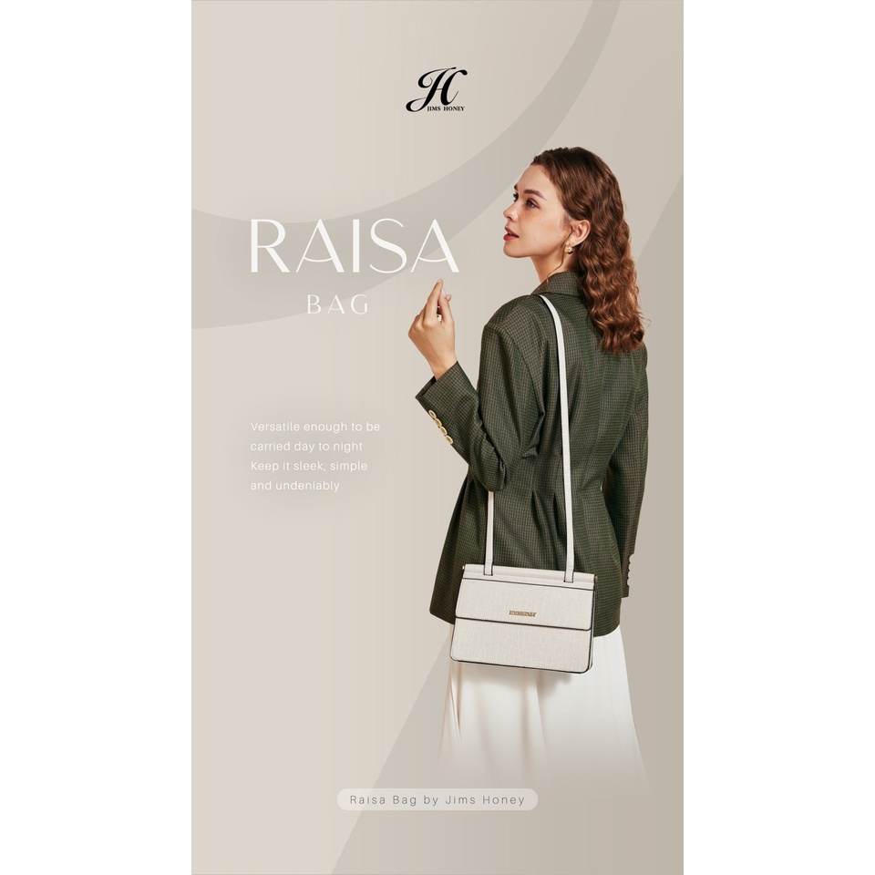 Jimshoney Raisa Bag - Tas Selempang Cewek Slingbag Mewah Elegan Jims Honey Original JH Terbaru 2022