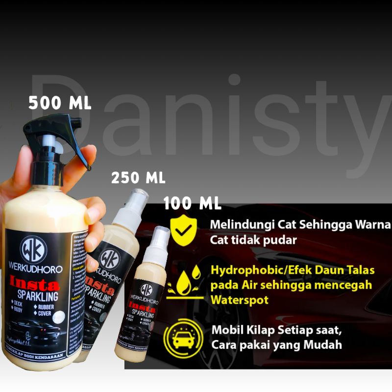 Pengkilap body motor dan mobil /pengkilap/penebal clear/insta sparkling