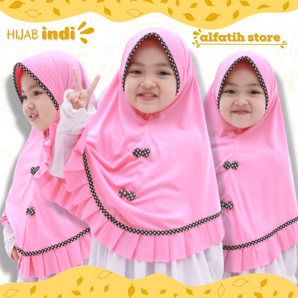 hijab anak indi 3-7tahun Jilbab anak bagus lucu murah hijab anak tanggung kerudung anak termurah hijab jersey Jilbab Anak Arini hijab anak terlaris