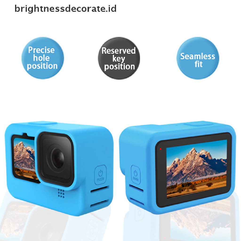 [birth] NEW Protective Silicone Case For Pro Hero 9 Black Action Camera Accessories [ID]