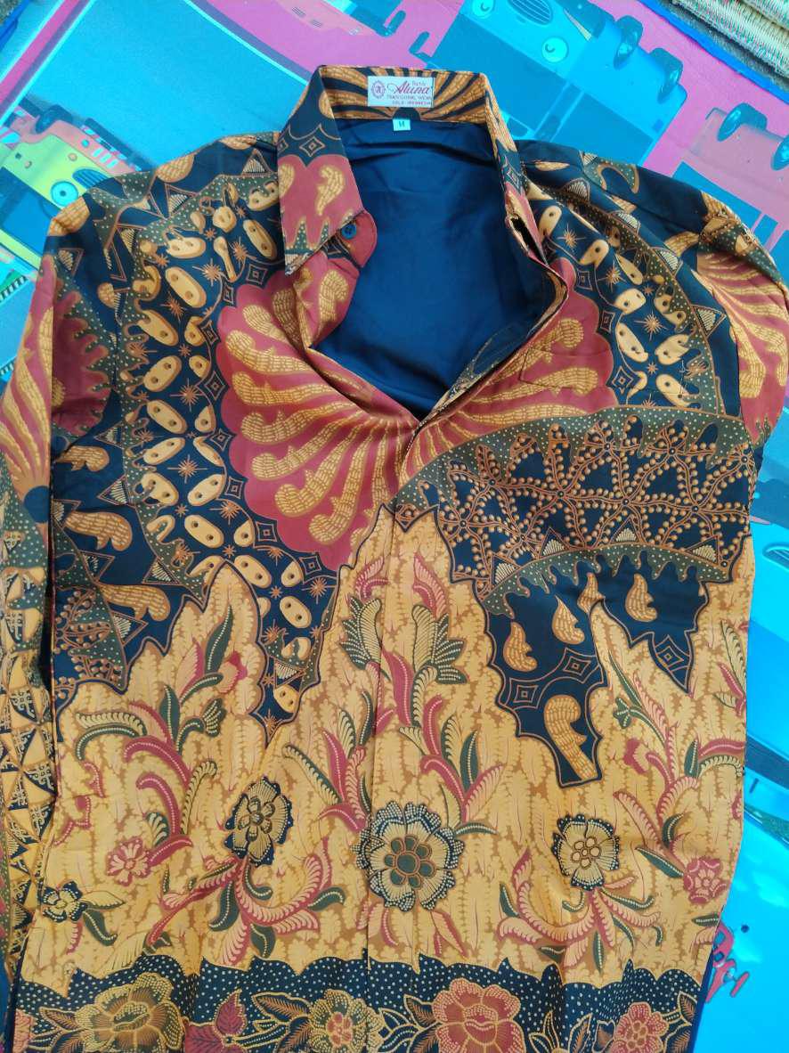 Baju Batik Pria Lengan Panjang Batik Solo Pria Lapis Furing Batik Premium Baju Batik Pria Modern 088