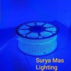 Lampu Led strip selang 2835 smd 120 led meteran m biru blue