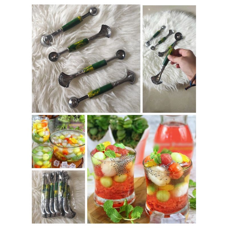 Peller buah dan puding dua kepala,kerok degan,peller fruits boll,kerok buah dobel.murmer