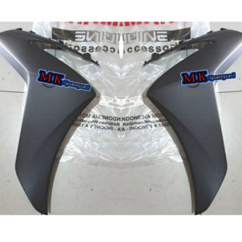 COVER SAYAP DEPAN LEXI KANAN KIRI HITAM DOFF ORIGINAL YAMAHA