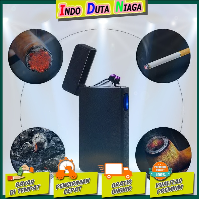 LCFUN Korek Api Elektrik Double Plasma Arc USB Lighter F130015