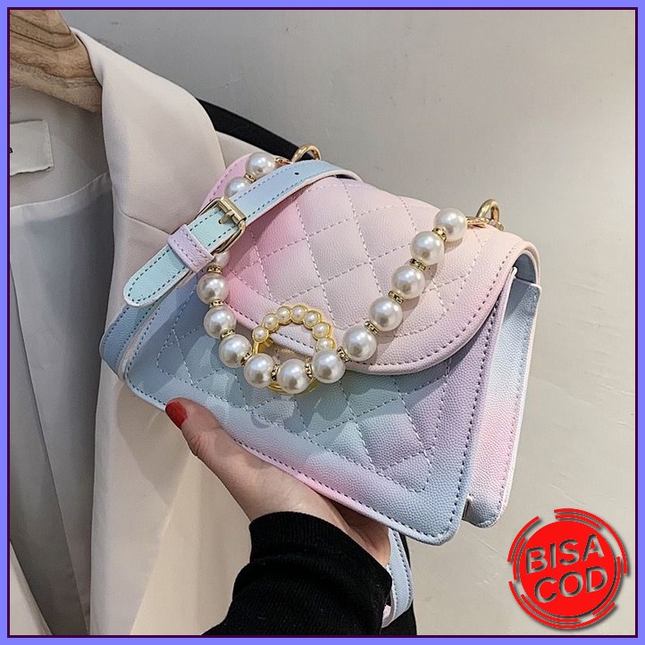 Tas Selempang Wanita Perempuan Tas Bahu Tas Kondangan Elegan Remaja Kekinian Murah Party Bag Mini Mv