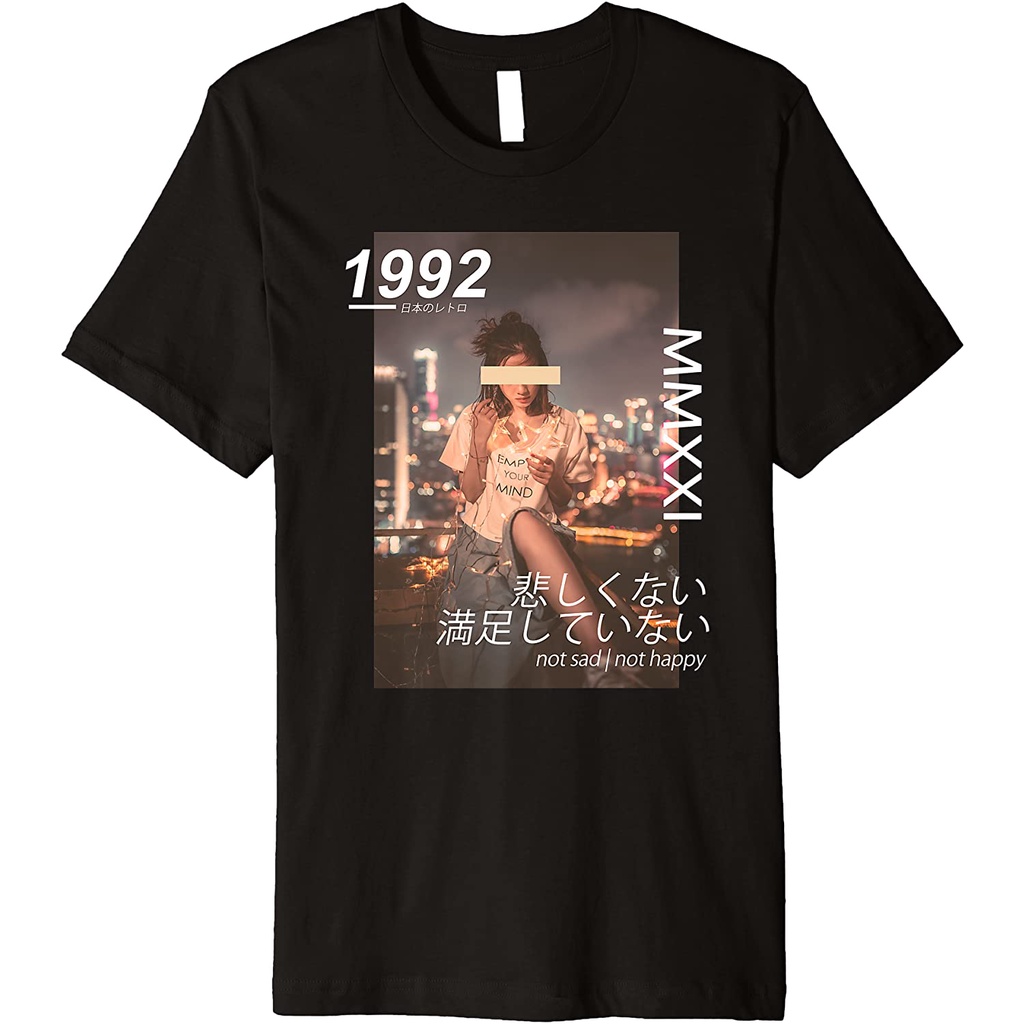 KAOS Japanese Vintage Streetwear Vaporwave Aesthetic Graphic Premium T-Shirt