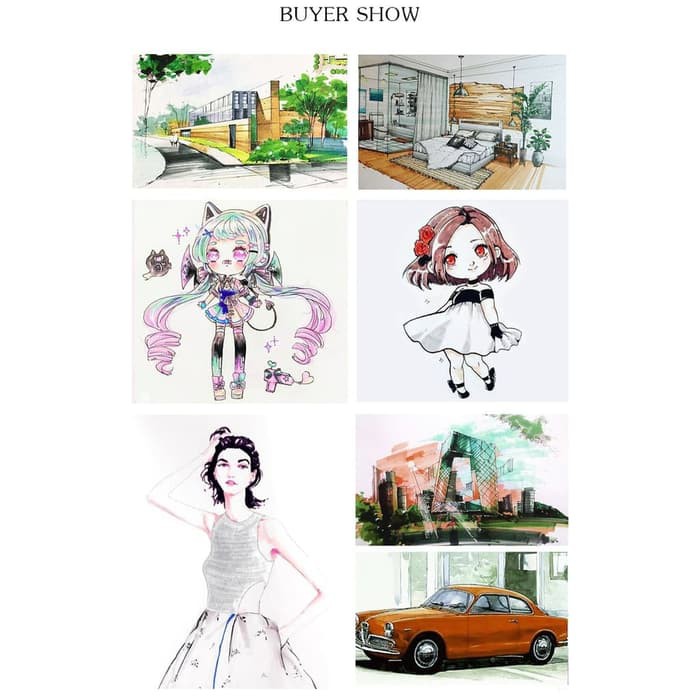 

NEW PRODUK TOUCHFIVE WHITE MARKER 30PCS/ 30WARNA TWIN MARKER SKETSA DRAWING