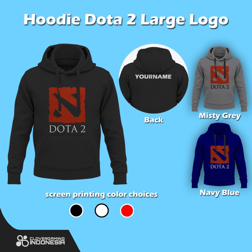 Hoodie Dota Logo Besar - Premium Hoodie