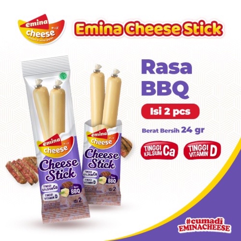 

EMINA Cheese Stick Barbeque 2pcs x 12gr