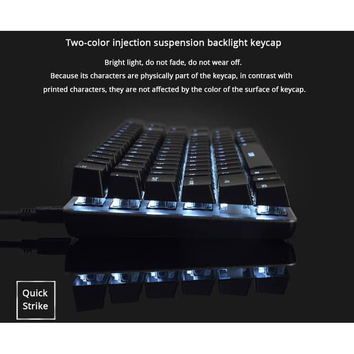 Ajazz Mechanical Gaming Keyboard RGB Backlit Blue   AK33Ajazz M