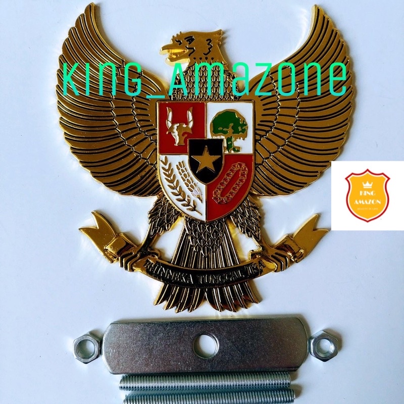 Emblem logo garuda Pancasila buat grill/plat nomor mobil Emblem logo garuda Pancasila buat grill/pla