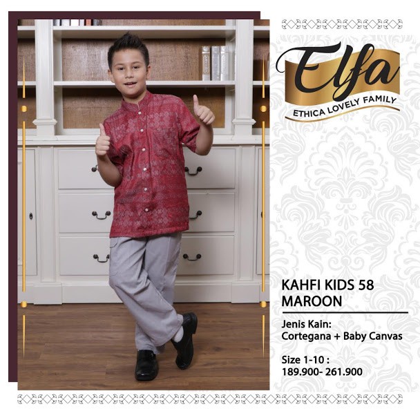 ETHICA KAHFI KIDS 58 MAROON