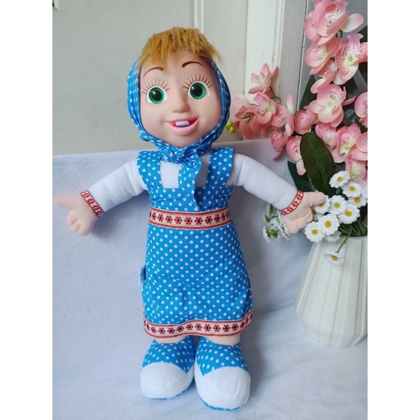 Boneka Marsya Muka karet Ukuran L dan XL