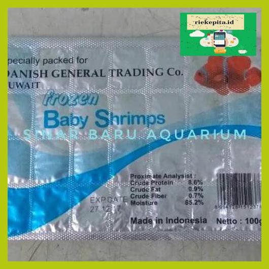 

5Yer67R- Rebon Beku/Baby Shrimps 100 Gr T7Rty67-