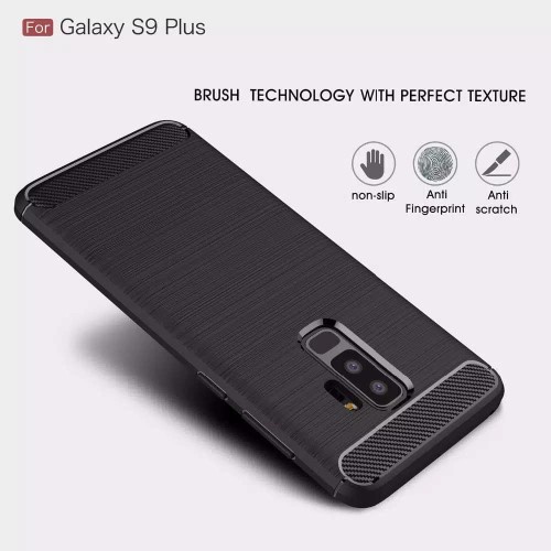 CASE SLIM FIT CARBON IPAKY SAMSUNG GALAXY S9 PLUS SOFTCASE - FA