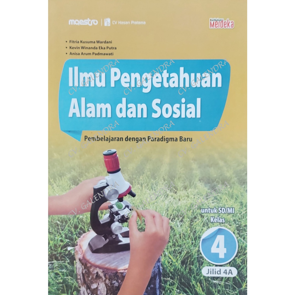 LKS Maestro IPAS SD/MI Kls 4 – Kurikulum Merdeka Semester 1