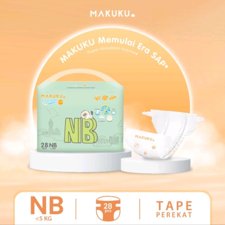 Makuku Air Diapers Comfort - Tape/Celana Popok Bayi Perekat