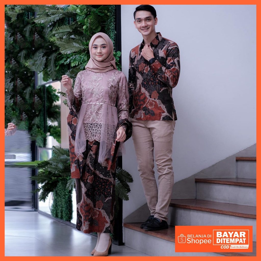 Maura Couple - Sania Ruffle Batik Couple ori Ndoro jowi DNT Garansi Termurah Shopee - Couple Annisa