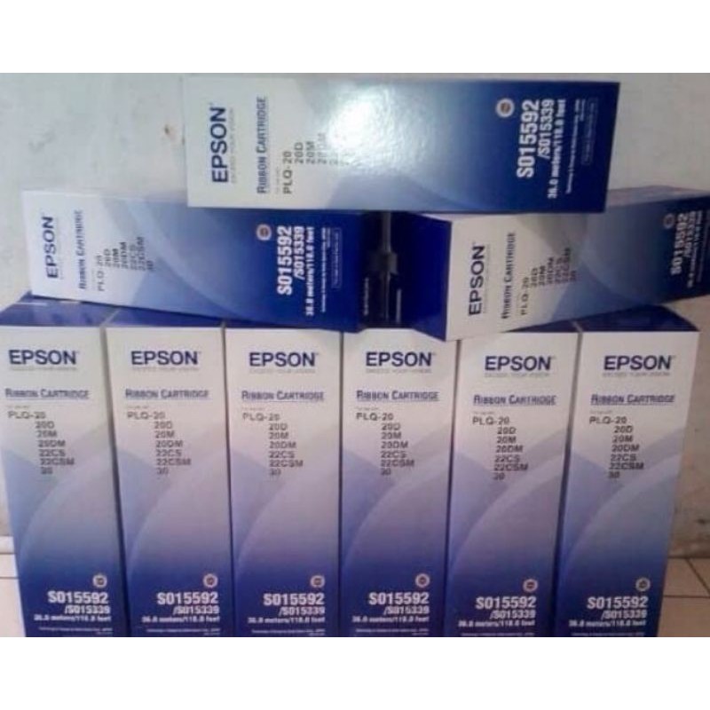 

Ribbon Epson PLQ20 1box isi 3 Pcs, Pita Epson PLQ20