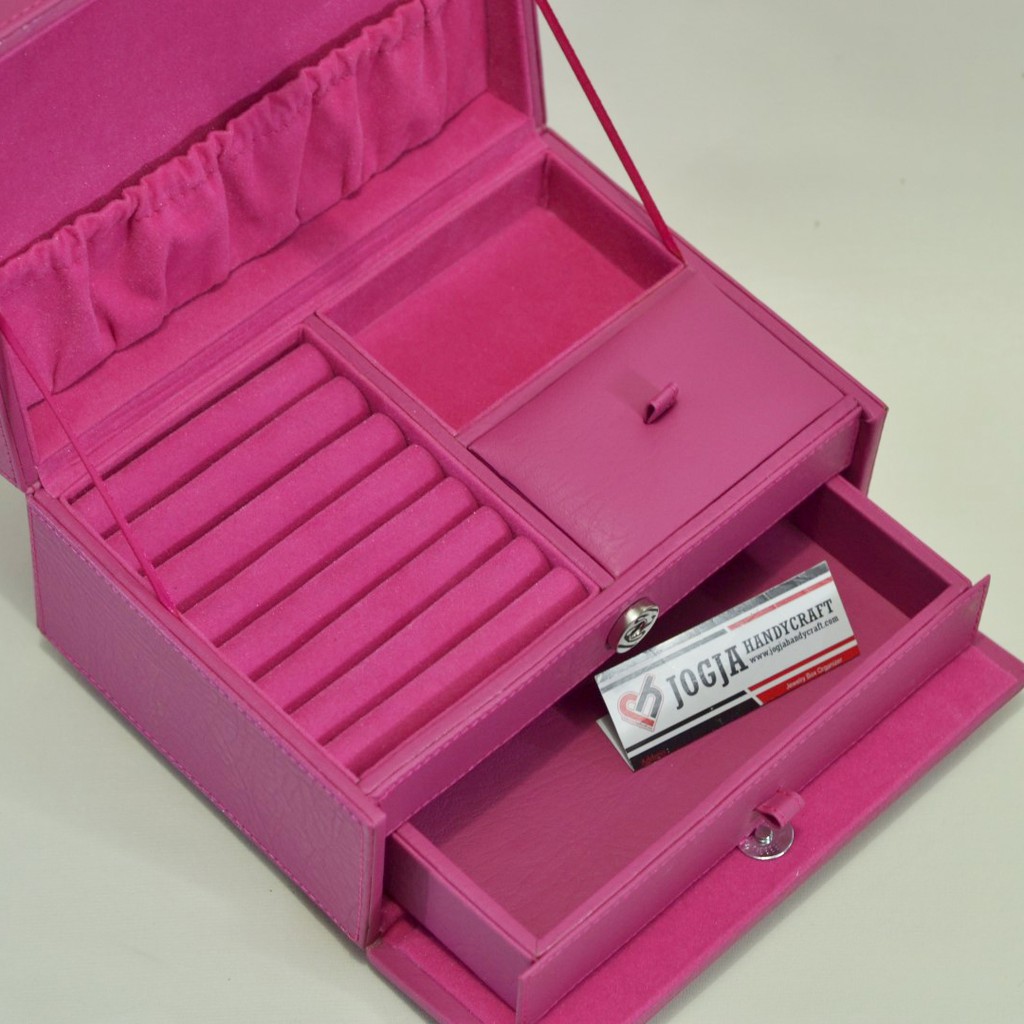 NEW!! Jewelry Box | Kotak Tempat Perhiasan &amp; Accesories Magenta