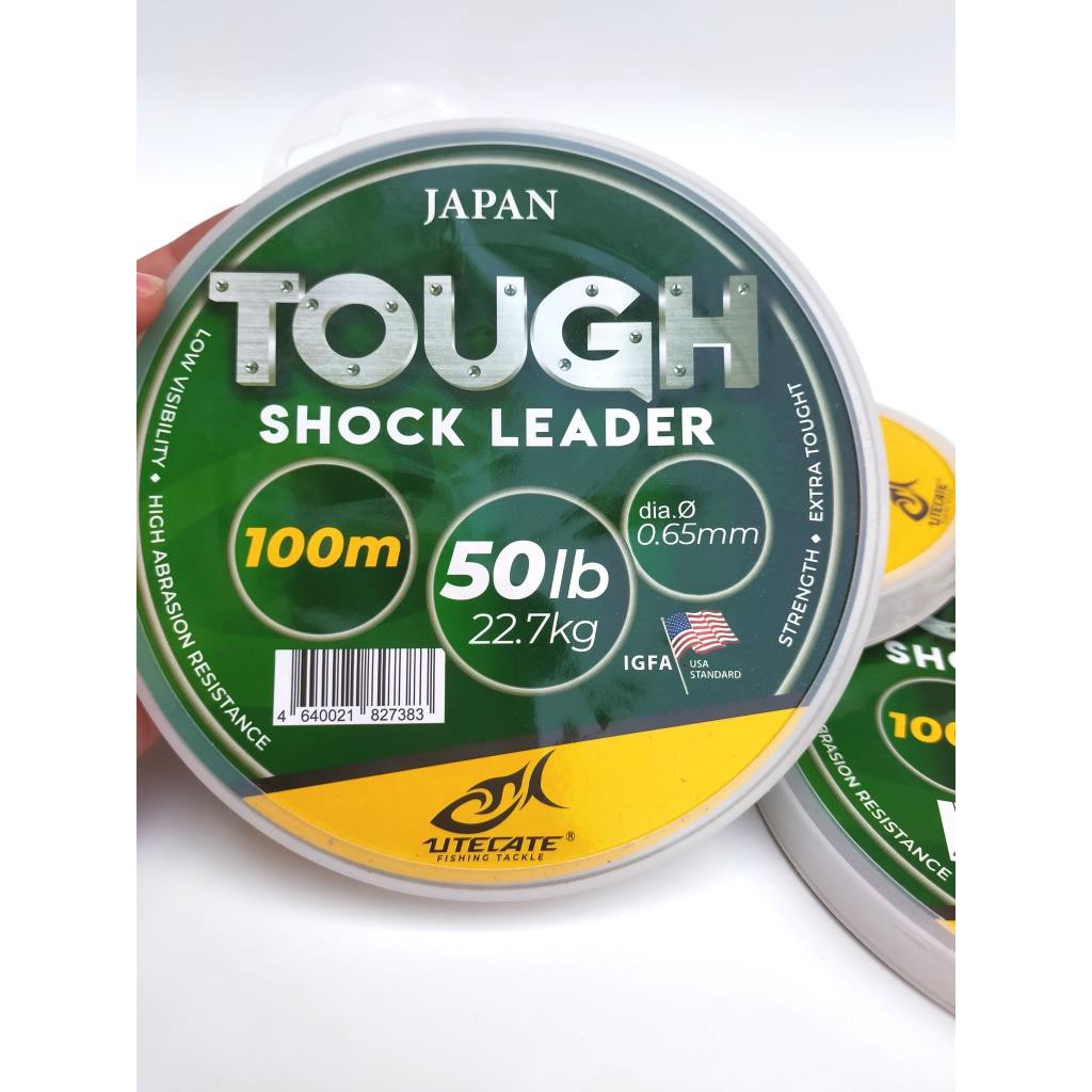 Senar Pancing Shock Leader UTC IGFA Utecate Tough 100m strenght Material From Japan