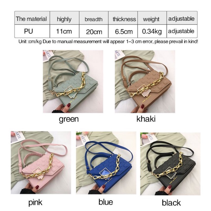 TASBLUE [BIG SALE]  Tas persegi kecil baru tas wanita versi Korea tas crossbody bahu siswa / tas wanita impor tas suspender/tas bahu wanita