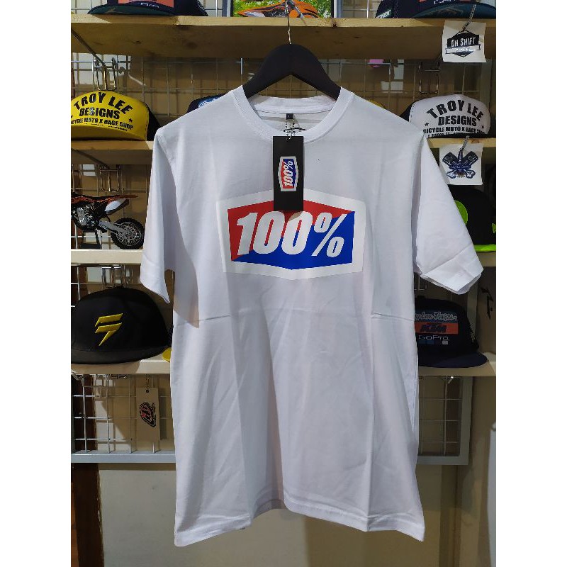 kaos MX kaos trail 100 persen putih sablon warna