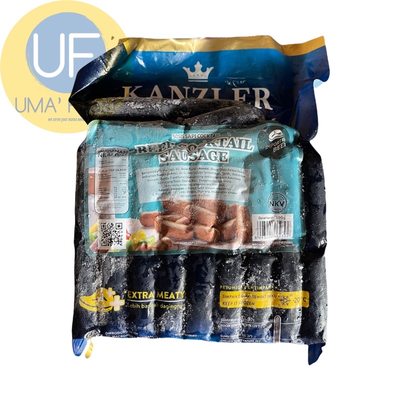 

KANZLER BEEF COCKTAIL SAUSAGE 500