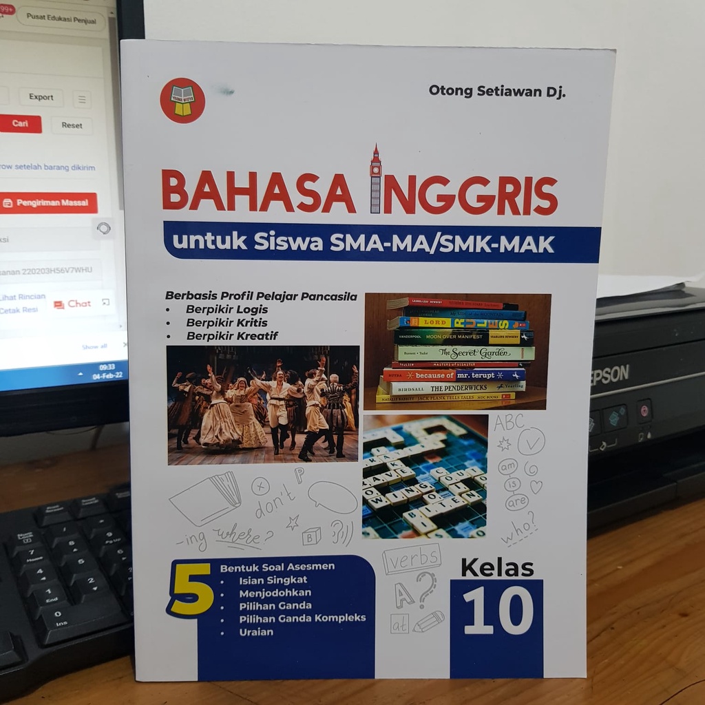 Jual BUKU BAHASA INGGRIS SMA/MA/SMK KELAS 10 (KURIKULUM MERDEKA) YRAMA ...