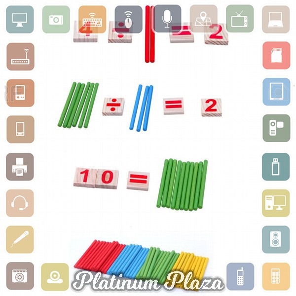 Mainan Puzzle 3D Matematika Anak`CM86OR-