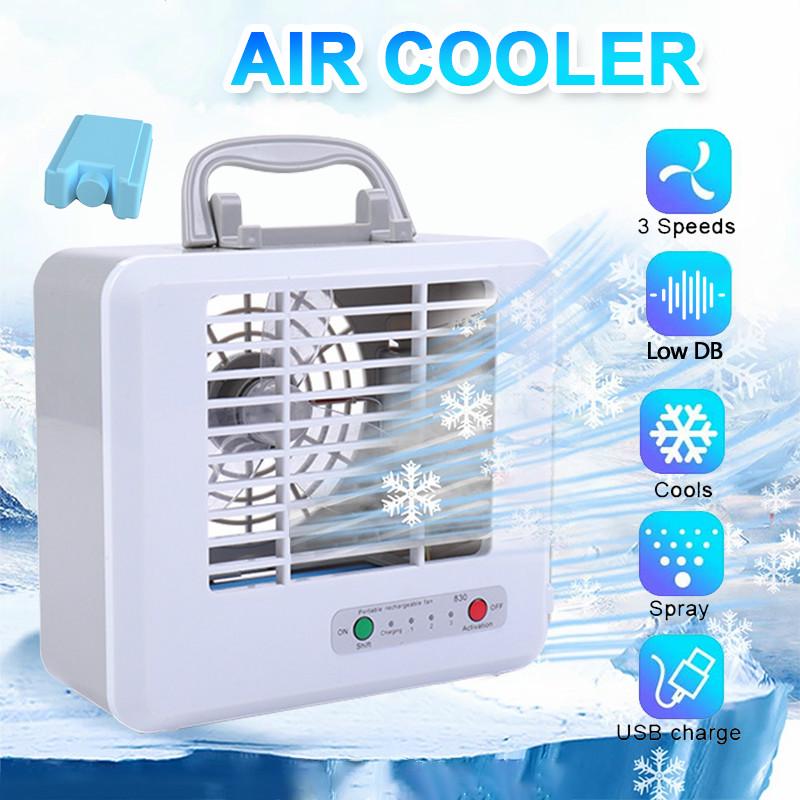 USB AC Mini AC Portable USB Cooling Mini Portable Ice Crystal Refrigeration