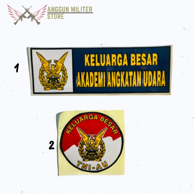 Stiker Keluarga Besar TNI AU// Stiker TNI AU//Stiker Angkatan Udara// Stiker Logo AU
