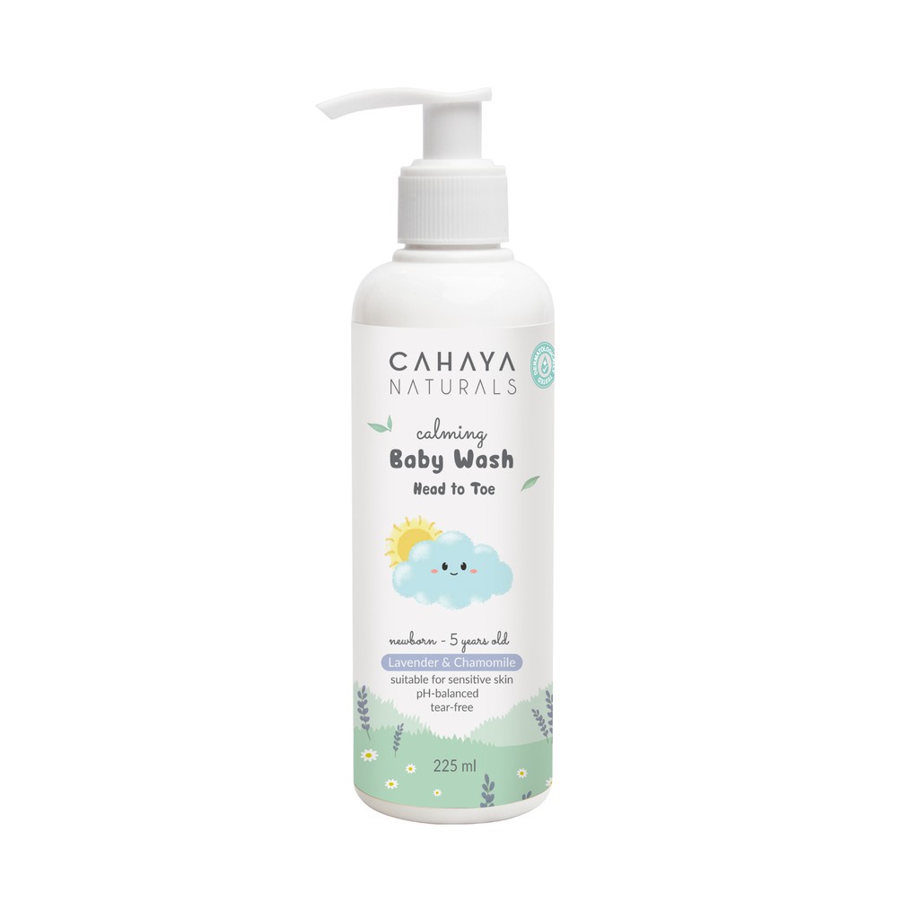 CAHAYA NATURALS CALMING BABY WASH HEAD TO TOE 225ML