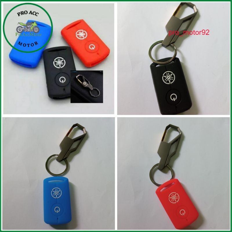 Gantungan Kunci remote Smartkey + Kondom silikon Yamaha new nmax 2020 Xmax nmax Aerox Lexi