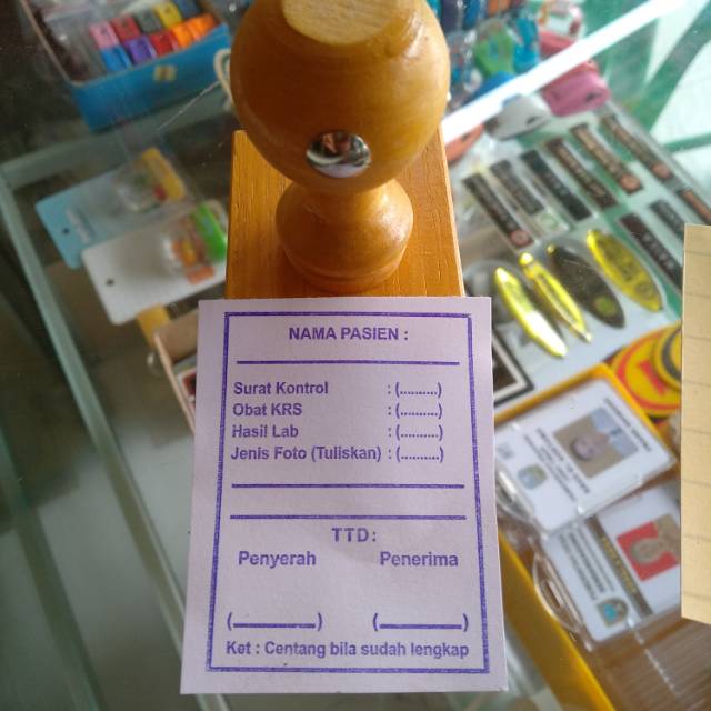 

Stempel Kayu Ligalisir 4.5 x 6 cm