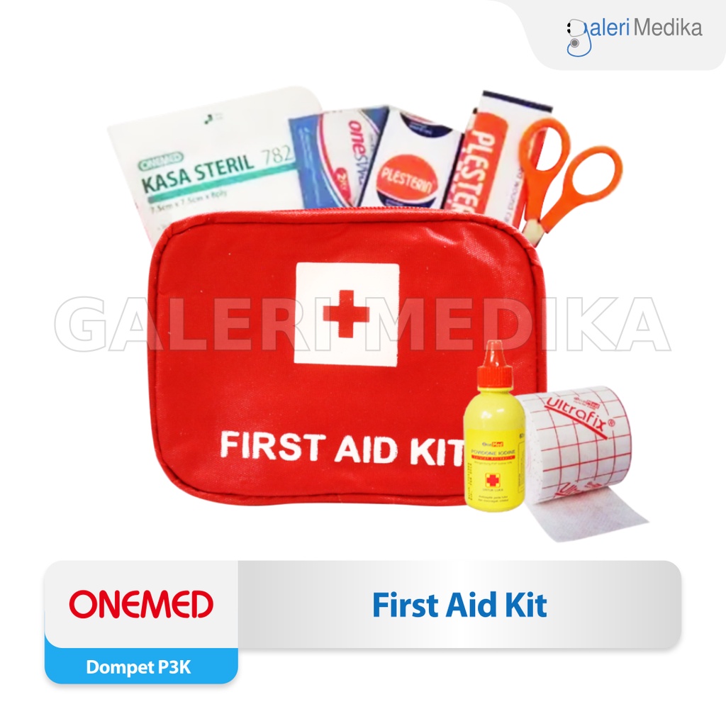 OneMed Kotak p3k Dompet - first Aid Pocket Pouch Tas P3K Mobil