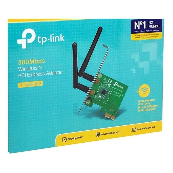 TP-Link TL-WN881ND 300Mbps Wireless N PCI Express Adapter - TPLink 881