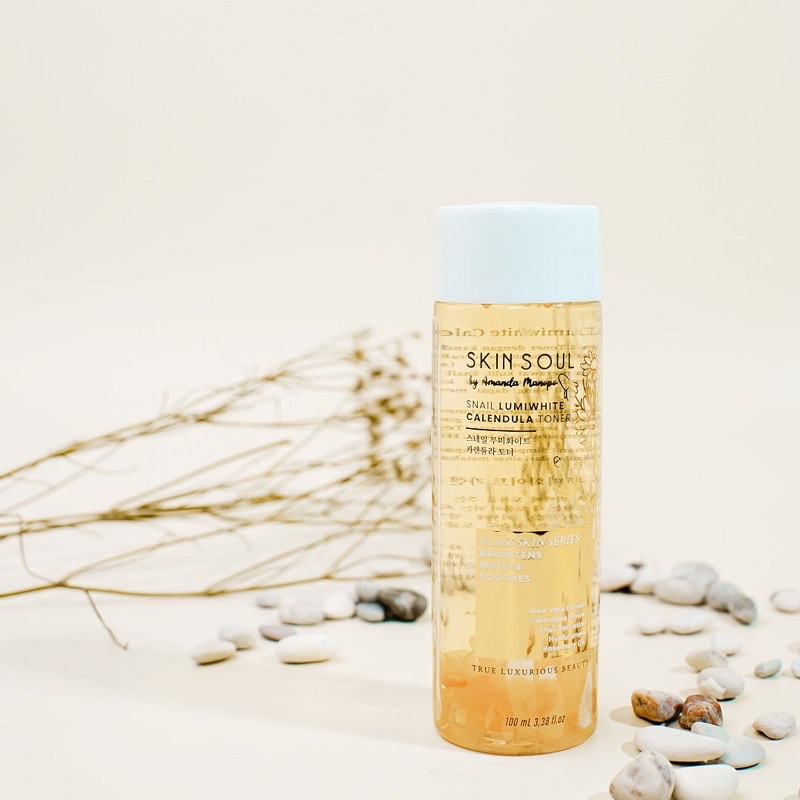 (READY FREE GIFT) SKINCARE SKINSOUL /FACE CARE GLASS SKIN SERIES BY AMANDA MANOPO-TONER