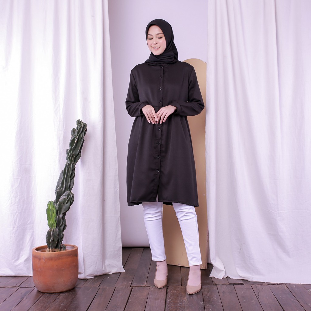 Populer Grosir Dilina Long Tunik Baju Atasan Wanita Muslim Populer Grosir Dilina Long Tunik Baju Atasan Wanita Muslim