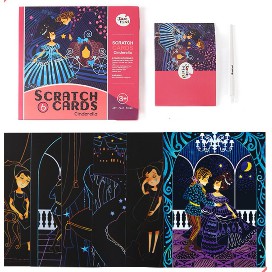 Joan Miro Scratch Cards set Full Moon aktivitas seni anak buku sketsa | Scratch Cards