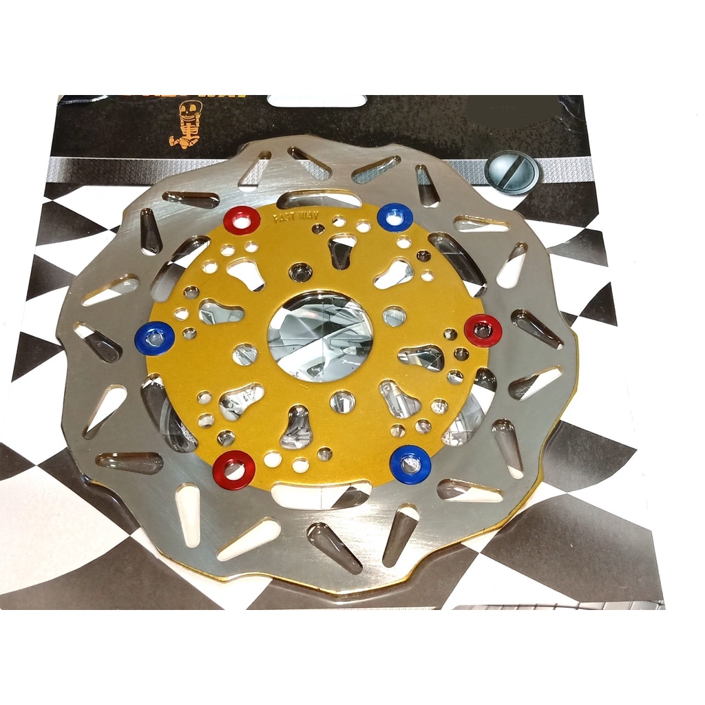 PIRINGAN DEPAN SMASH  SHOGUN NEXT SKYWAVE HAYATE TITAN SKYDRIVE SPIN FRONT DISK CAKRAM 220MM