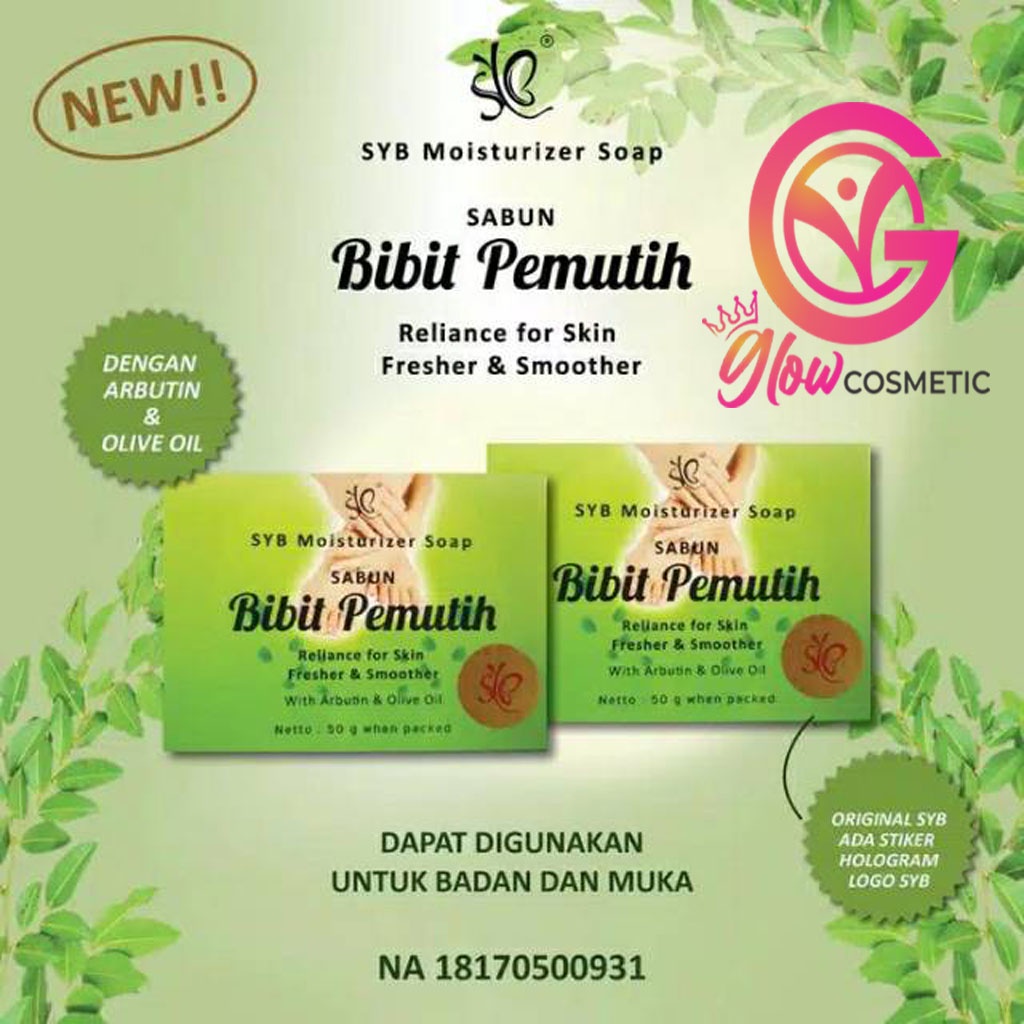 SYB MOISTURIZIR SOAP ARBUTIN &amp; OLIVE OIL 50 GR