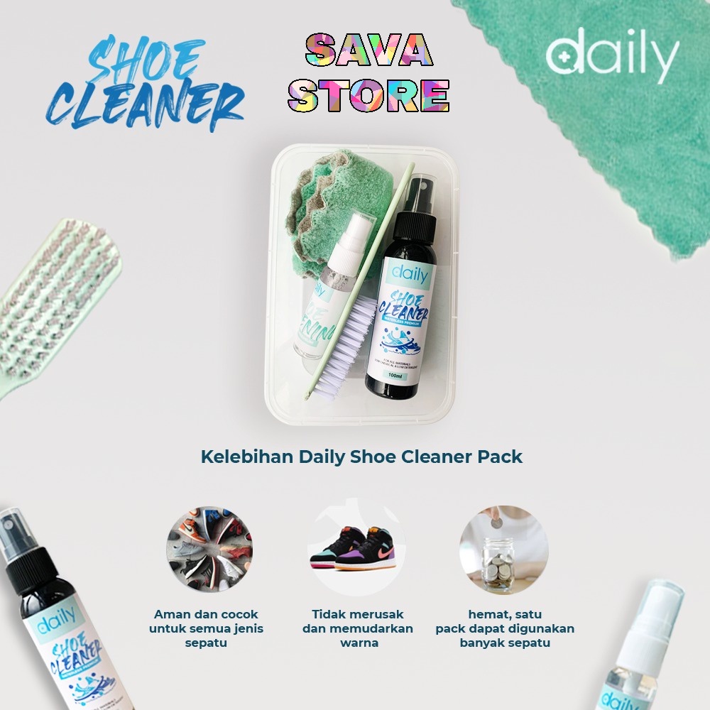 CAIRAN PEMBERSIH SEPATU &amp; PEMUTIH SEPATU TANPA AIR | DAILY SHOE CLEANER