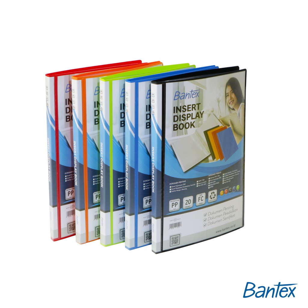 

Bantex Display Book Tempat Dokumen Berkas Ukuran Folio Clear Holder Isi 20-40 Pocket Penyimpanan